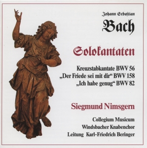 Bach Johann Sebastian - Johann Sebastian Bach - Solo Cantat i gruppen CD / Klassisk hos Bengans Skivbutik AB (5563035)