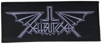 Hellbutcher - Patch Logo Stripe  (7,6 X  18,3 Cm) i gruppen MERCHANDISE / Tøypatch / Heavy Metal hos Bengans Skivbutik AB (5563131)