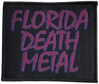 Florida Death Metal - Patch Florida Death Metal  (8,5 X i gruppen MERCHANDISE / Tøypatch / Heavy Metal hos Bengans Skivbutik AB (5563250)