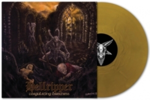Hellripper - Coagulating Darkness (Gold Vinyl Lp i gruppen VI TIPSER / Fredagsutgivelser / Fredag den 4:e oktober 2024 hos Bengans Skivbutik AB (5563481)