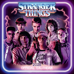 Stranger Things  - 2025 Square Calendar i gruppen MERCHANDISE / Merch / TV-serie hos Bengans Skivbutik AB (5563894)