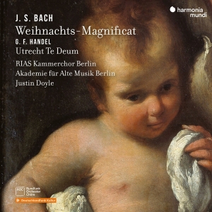 Rias Kammerchor Berlin & Akademie Fur Alte Musik Berlin & Justin Doyle - J.S. Bach: Weihnachts-Magnificat / G.F. Handel: Utrecht Te Deum i gruppen Annet /  hos Bengans Skivbutik AB (5563938)
