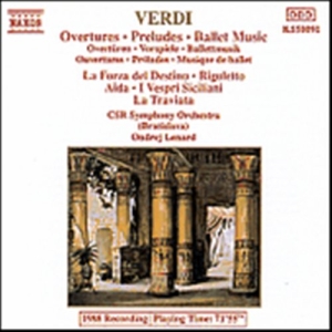 Verdi Giuseppe - Overtures/Preludes/Ballets i gruppen Externt_Lager / Naxoslager hos Bengans Skivbutik AB (556415)