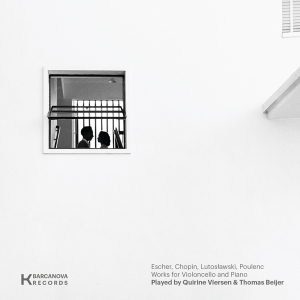 Quirine Viersen & Thomas Beijer -  Escher, Chopin, Lutoslawski, Poulenc, Works For Violoncello And Piano i gruppen VINYL hos Bengans Skivbutik AB (5564557)