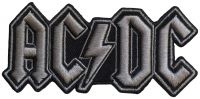 Ac/Dc - Patch Silver Logo (4,7 X 10 Cm) i gruppen MERCHANDISE / Tøypatch / Heavy Metal hos Bengans Skivbutik AB (5565558)