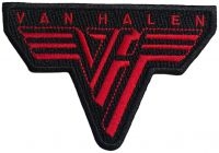 Van Halen - Patch Classic Red Logo (5,5 X 7,9 C i gruppen MERCHANDISE / Tøypatch / Heavy Metal hos Bengans Skivbutik AB (5565611)
