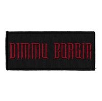 Dimmu Borgir - Patch - Logo (Red) i gruppen MERCHANDISE / Tøypatch / Heavy Metal hos Bengans Skivbutik AB (5565851)