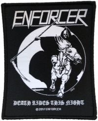 Enforcer - Patch Death Rides This Night (10 X i gruppen MERCHANDISE / Tøypatch / Heavy Metal hos Bengans Skivbutik AB (5566833)
