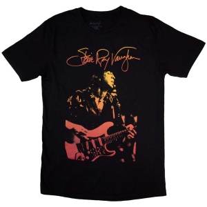 Stevie Ray Vaughan - Signature Uni Bl T-Shirt  (M) i gruppen MERCHANDISE / T-shirt / Blues hos Bengans Skivbutik AB (5566954)
