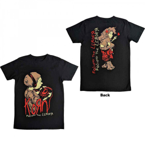 Korn - Follow The Leader Uni Bl T-Shirt i gruppen MERCHANDISE / T-shirt / Metal,Pop-Rock hos Bengans Skivbutik AB (5569275r)