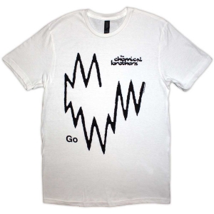 The Chemical Brothers - Go Uni Wht T-Shirt i gruppen MERCHANDISE / T-shirt /  hos Bengans Skivbutik AB (5569303r)