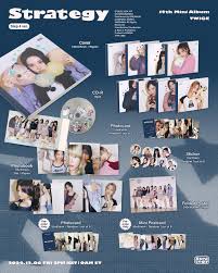 Twice - Strategy SET (Step 4 Ver.) + Photocards i gruppen CD hos Bengans Skivbutik AB (5569579)