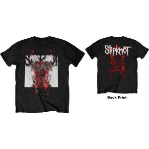 Slipknot - Devil Single - Logo Blur Uni Bl T-Shirt i gruppen MERCHANDISE / T-shirt / Metal hos Bengans Skivbutik AB (5569964r)