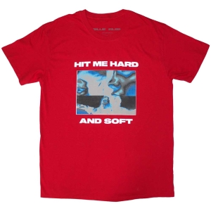 Billie Eilish - Hit Me Hard And Soft Negative Uni Red  (L) i gruppen MERCHANDISE / T-shirt / Pop-Rock hos Bengans Skivbutik AB (5569975)