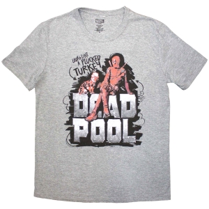 Marvel - Deadpool Plucked Turkey Uni Grey i gruppen MERCHANDISE / T-shirt / Film-Musikkkal hos Bengans Skivbutik AB (5570041r)