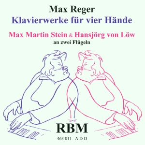 Reger Max - Piano Works For Four Hands i gruppen CD hos Bengans Skivbutik AB (5570682)