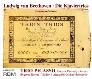 Trio Picasso - Ludwig Van Beethoven - Piano Trios i gruppen CD / Klassisk hos Bengans Skivbutik AB (5570711)