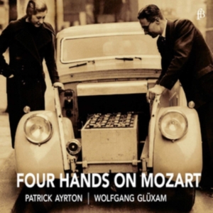 Patrick Ayrton & Wolfgang Glüxam - Four Hands On Mozart i gruppen CD / Klassisk hos Bengans Skivbutik AB (5571660)