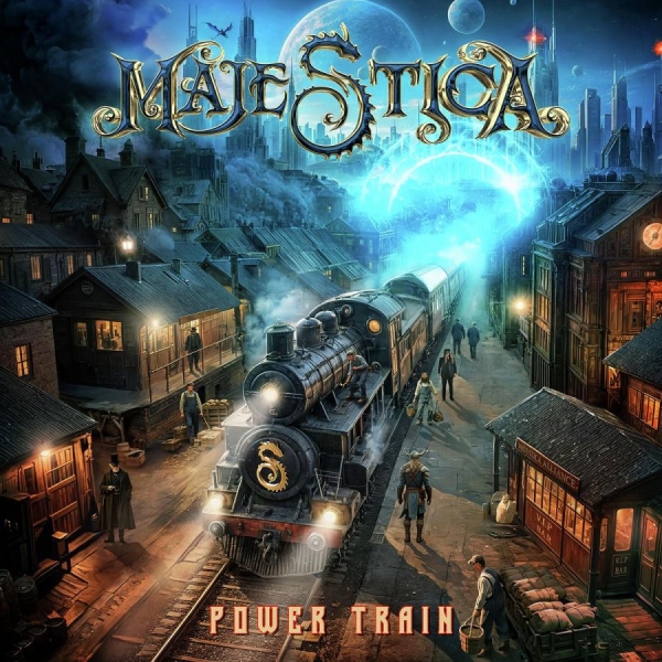 Majestica - Power Train i gruppen CD / Metal hos Bengans Skivbutik AB (5571966)