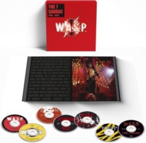 W.A.S.P. - 7 Savage: 1984-1992 (7 CD Box) i gruppen Minishops / W.A.S.P. hos Bengans Skivbutik AB (5573287)