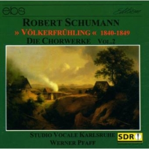 Studio Vocale Karlsruhe Werner Pfa - Robert Schumann: Choral Works Vol. i gruppen CD hos Bengans Skivbutik AB (5573842)