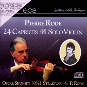Oscar Shumsky - Pierre Rode: 24 Caprices For Violin i gruppen CD / Klassisk hos Bengans Skivbutik AB (5573878)