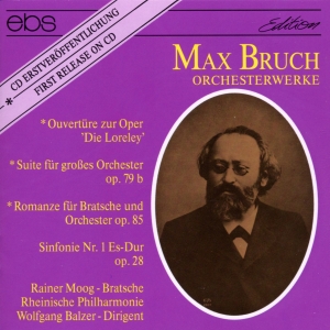 Rainer Moog Wolfgang Balzer Rhein - Max Bruch: Works For Orchestra i gruppen CD / Klassisk hos Bengans Skivbutik AB (5573894)