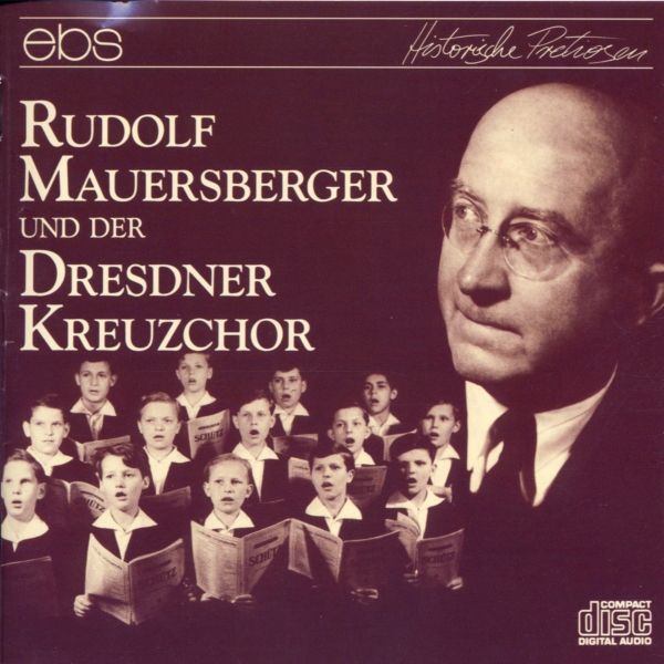 Various Composers - Rudolf Mauersberger & Dresdner Kreu i gruppen CD / Toppselgere hos Bengans Skivbutik AB (5573928)