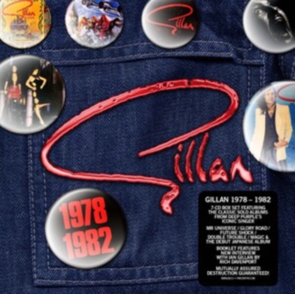 Gillan - 1978 - 1982 i gruppen CD / Toppselgere hos Bengans Skivbutik AB (5574032)