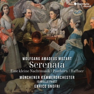 Münchener Kammerorchester | Isabelle Faust | Enrico Onofri - Mozart Serenata: Eine Kleine Nachtmusik, Posthorn, Haffner i gruppen Annet /  hos Bengans Skivbutik AB (5574106)