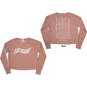 Ateez  - Sweatshirt Small Uni: Fellowship Map The Treasure Crop (Back Print & Ex-Tour) (Small) i gruppen MERCHANDISE / T-shirt / K-Pop hos Bengans Skivbutik AB (5574326)