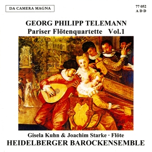 Telemann G P - Flute Quartets, Vol. 1 i gruppen CD / Klassisk hos Bengans Skivbutik AB (5574895)