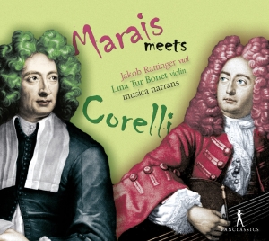 Lina Tur Bonet Jakob Rattinger Mu - Marais Meets Corelli i gruppen CD hos Bengans Skivbutik AB (5575061)