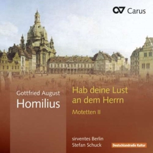 Homilius - Gottfried August Homilius - Motets i gruppen CD / Klassisk hos Bengans Skivbutik AB (5575089)