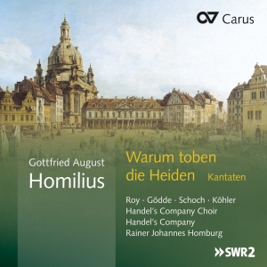 Homilius - Gottfried August Homilius - Warum T i gruppen CD / Klassisk hos Bengans Skivbutik AB (5575090)
