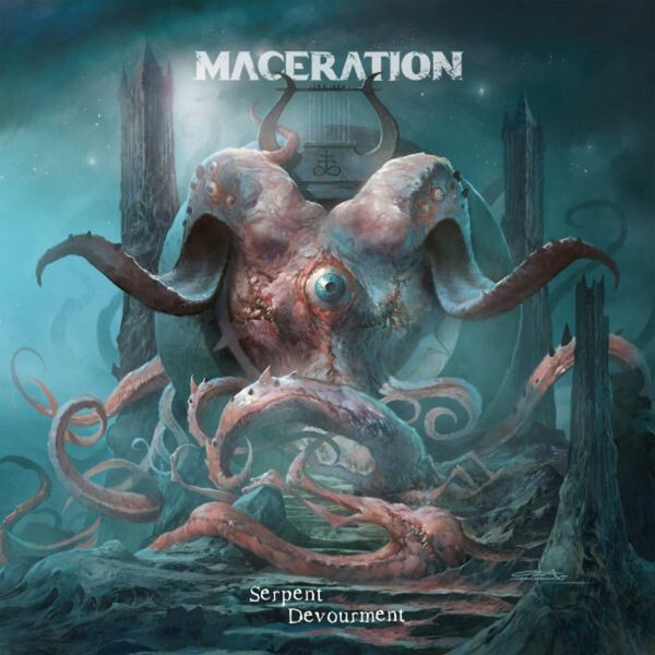 Maceration - Serpent Devourment (Light Blue Viny i gruppen VINYL / Metal hos Bengans Skivbutik AB (5575244)