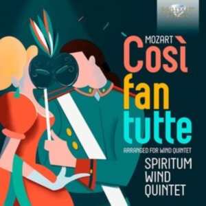 W A Mozart - Cosi Fan Tutte, Arranged For Wind Q i gruppen CD / Klassisk hos Bengans Skivbutik AB (5575321)