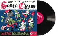 Various Artists - Rockin Rollin Santa Claus (Black Vi i gruppen VINYL hos Bengans Skivbutik AB (5575384)