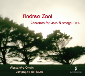 Andrea Zani - Concertos For Violin & Strings (172 i gruppen CD hos Bengans Skivbutik AB (5575785)