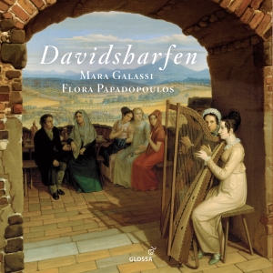 Mara Galassi Flora Papadopoulos - Davidsharfen - Works By Weiss, Bach i gruppen CD hos Bengans Skivbutik AB (5576077)