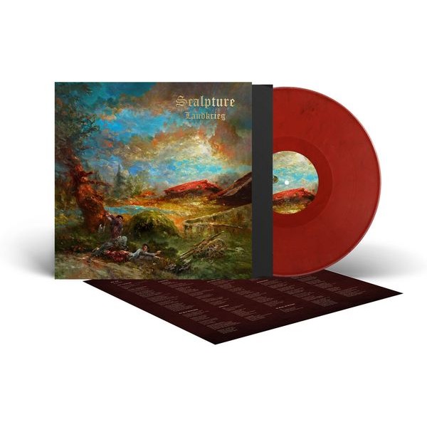 Scalpture - Landkrieg (Red/Black Vinyl Lp) i gruppen VINYL / Metal hos Bengans Skivbutik AB (5576655)