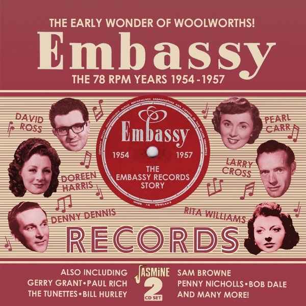 V/A - Embassy Records – The 78 Rpm Years, 1954-1957 i gruppen CD / Toppselgere hos Bengans Skivbutik AB (5576896)