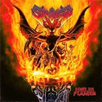 Saber - Lost In Flames (Orange Marbled) i gruppen VINYL / Metal hos Bengans Skivbutik AB (5576943)