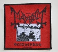 Mayhem - Patch Deathcrush  (10,3 X 9,8 Cm) i gruppen MERCHANDISE / Tøypatch / Heavy Metal hos Bengans Skivbutik AB (5577307)