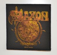 Saxon - Patch Sacrifice (10,2 X 10,5 Cm) i gruppen MERCHANDISE / Tøypatch / Heavy Metal hos Bengans Skivbutik AB (5577312)