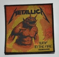 Metallica - Patch Jump In The Fire (10,3 X 10,3 i gruppen MERCHANDISE / Tøypatch / Heavy Metal hos Bengans Skivbutik AB (5577321)