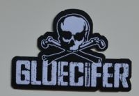 Gluecifer - Patch Skull Logo (9,2 X 6,5 Cm) i gruppen MERCHANDISE / Accessoarer /  hos Bengans Skivbutik AB (5577327)