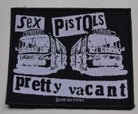 Sex Pistols - Patch Pretty Vacant (10,2 X 8,4 Cm) i gruppen MERCHANDISE / Tøypatch / Pop-Rock hos Bengans Skivbutik AB (5577338)