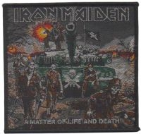Iron Maiden - Patch A Matter Of Life And Death  ( i gruppen MERCHANDISE / Tøypatch / Heavy Metal hos Bengans Skivbutik AB (5577346)