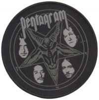 Pentagram - Patch Baphomet (10 Cm) i gruppen MERCHANDISE / Tøypatch / Heavy Metal hos Bengans Skivbutik AB (5577349)